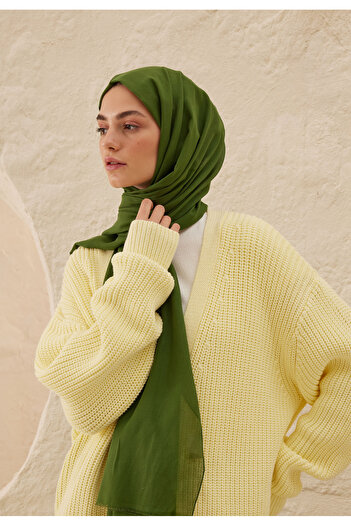 Fresh Thin Cotton Voile Cactus Shawl
