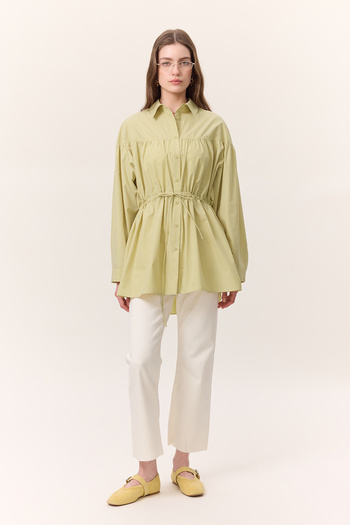 Manuka Yellow Detailed Tunic Bow Tie