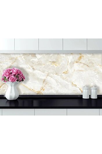 CreateFol Mutfak Tezgah Arası Fayans Folyo Kaplama Stıcker 61 cm x 100 cm