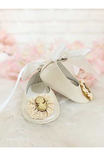 Hly Karol Tasarım Cream Girl's Shoes - Cute Shoes