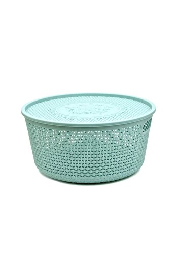 Generic Plastic storage basket with lid