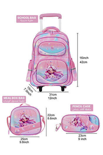 PARAJOHN Kiddokit Character School Bag - PINK