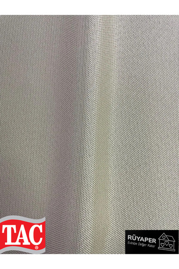 Taç Dreamper Ecru Color Linen Blackout Blackout Curtain Plain Sewing No Pleats Washable Ironing