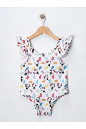 MAXI DRY Patterned Girl's Swimsuit 1-5 Years
