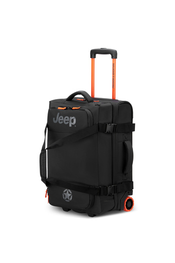 Jeep Js005a 55 Cm Softcase 2-wheel Trolley Duffle Black