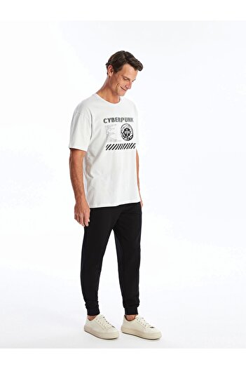 LC Waikiki LCWAIKIKI Classic SİYAH Standart Kalıp Erkek Jogger Eşofman Altı