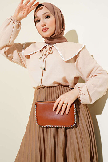 VOLT CLOTHİNG Γυναικείο πουκάμισο με γιακά Sailor
