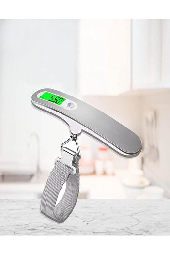 COOYA Digital Luggage Scale, 50kg/10g Stainless Steel, Portable for Travel Outdoor Fishing