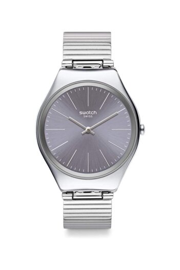 Generic Swatch Skin Irony Swiss Quartz Stainless Steel Strap Grey 16 Casual Watch Model Syxs123Gg