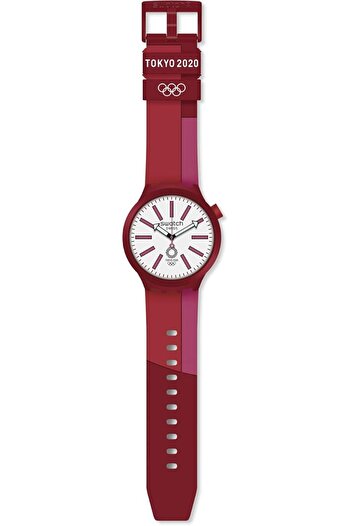 Generic Swatch Bb Kurenai Red So27Z101 Genuine Imported Product