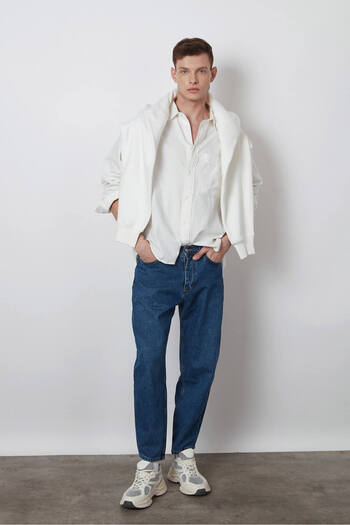 Beyyoglu Oversize πουκάμισο Gabardine