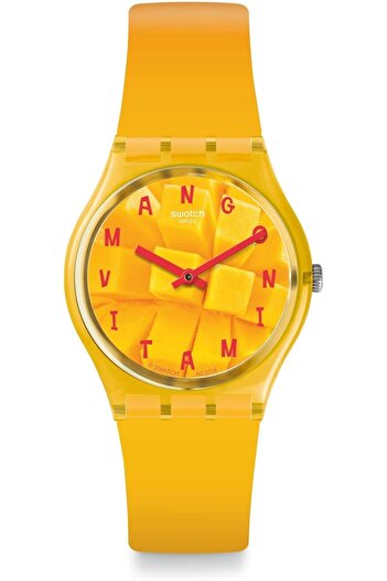 Generic Swatch Unisex Adult Analogue Quartz Watch With Silicone Strap Go119