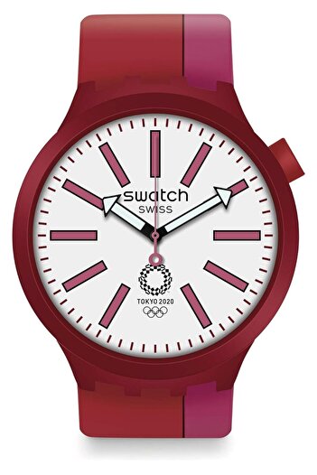 Generic Swatch Bb Kurenai Red So27Z101 Genuine Imported Product