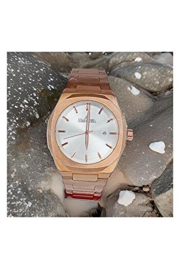 Generic Men Fashion Watch Brown Strap With White Dial With Date Function