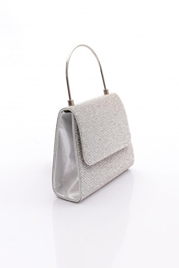 DGN Women's Evening Dress Portfolio Bag Stone Silver 5263152