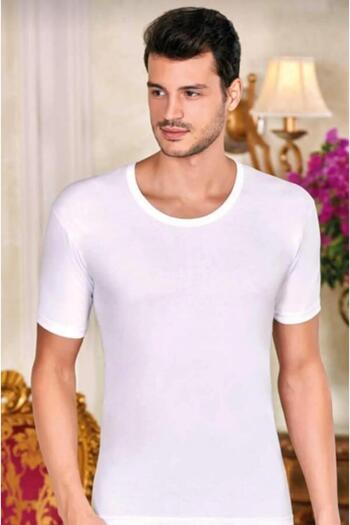 Berrak 1002 Men's Short Sleeve Cycling Collar Single Tank Top