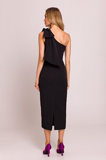 Made of Emotion Rochie pe un umar cu fundita