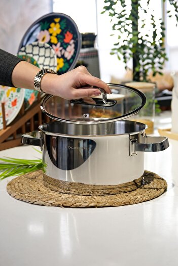COCİNERO 2090 Gloss Premium Steel Single Pot 24 cm