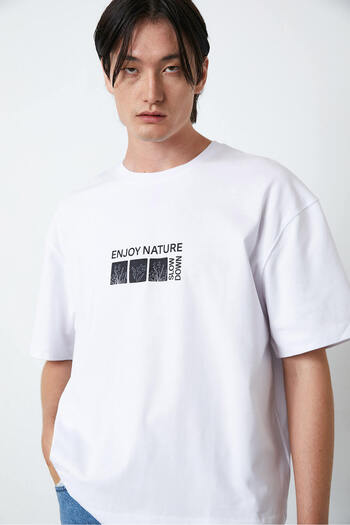 Beyyoglu Μπλουζάκι με στάμπα Oversize