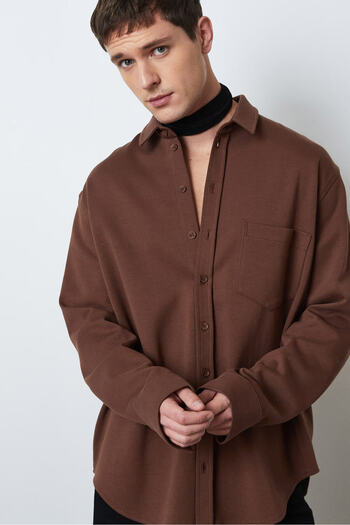 Beyyoglu Πλεκτό πουκάμισο oversize
