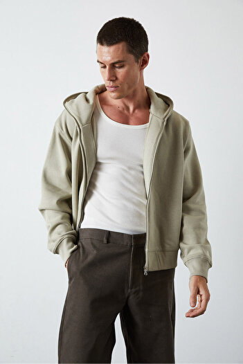 Beyyoglu Oversize Kısa Hoodie