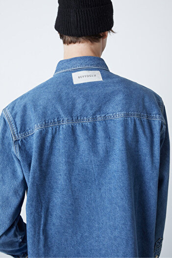 Beyyoglu Oversize Denim Gömlek
