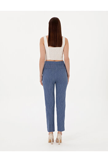 Pierre Cardin İndigo Kumaş Pantolon 50306487-VR028