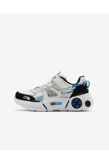 SKECHERS 402270 L Model Unisex bílá mikina s kapucí