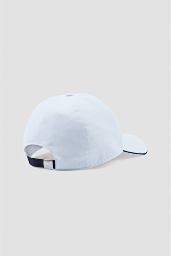 PAUL&SHARK Men's Metal Buckle Shark Logo Hat Fabric Adjustable White 25417115 -010