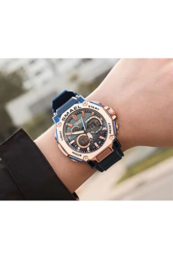 SMAEL 8047 Model Digital and Analog Wrist Watch
