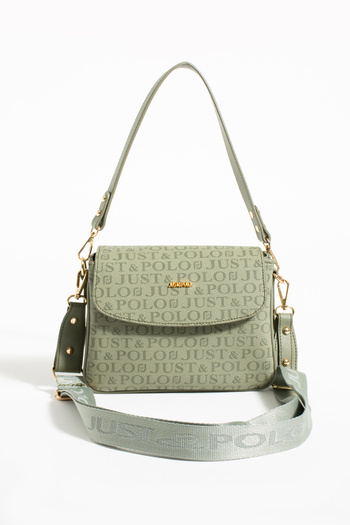 WEST POLO CÜZDAN New Season Column Strap 4 Compartment Green Women's Shoulder Bag and Wallet Combination Try 219702
