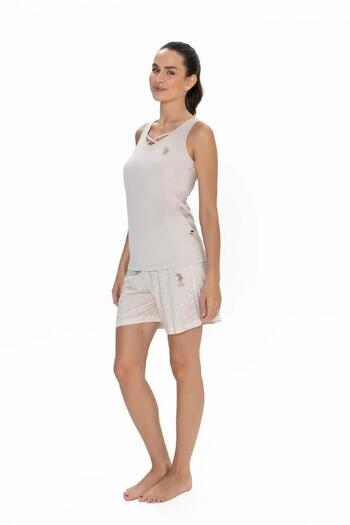 U.S. Polo Assn. U.S. Polo Assn. 20053 Polka Dot Thick Strap Sports Shorts Set