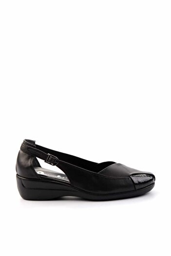 Bambi Black Black Snake Genuine Leather Women's Casual Shoes 01531200303