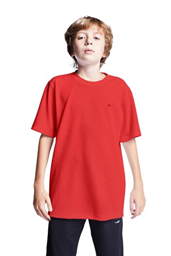 Lescon S 243298   Short Sleeve t Red Boy's T-Shirt