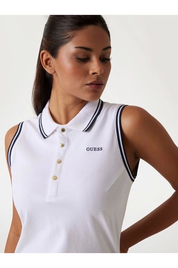 Guess Amaryllis Kadın Beyaz Aktif Elbise V5GK04KCOK1-G011