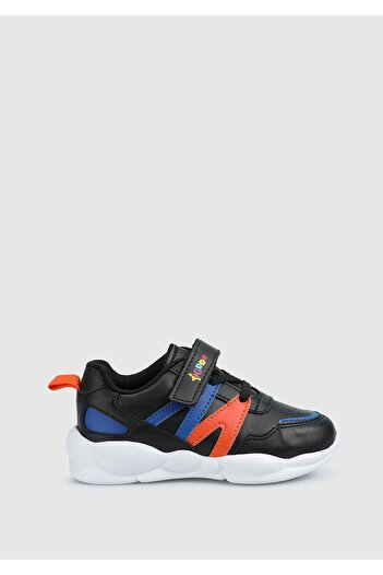 Kiddo Black Sneakers for Boys
