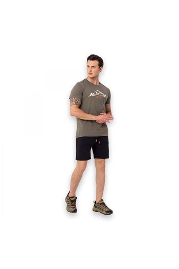 Merrell Ανδρικό μπλουζάκι Taurus M με κοντό μανίκι χακί