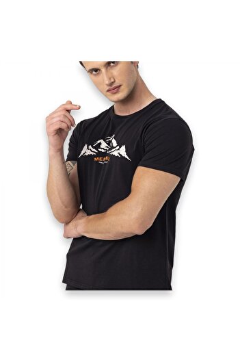 Merrell Taurus m Short Sleeve Black Men's T-Shirt