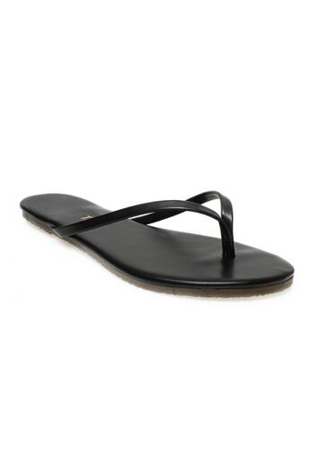 Tkees Tk-2011 Classic Flip Flops Black Women's Slippers