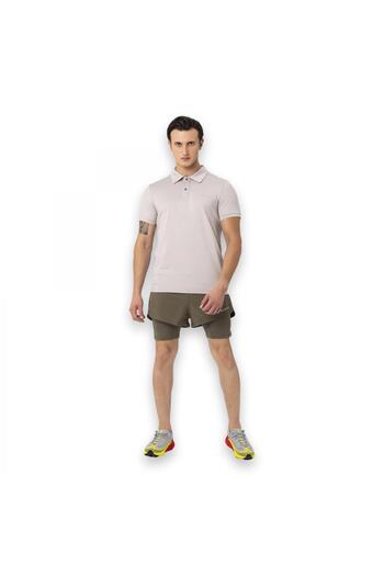 Merrell Pro Polo Neck Short Sleeve Light Gray Men's T-Shirt