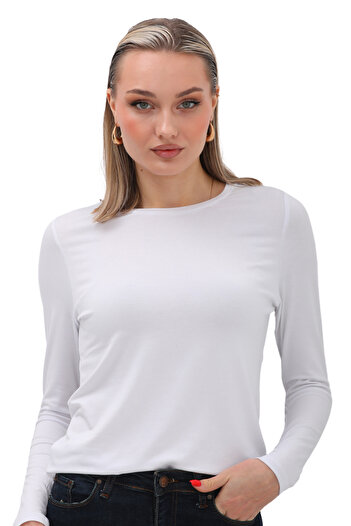 penyebizden White Modal Γυναικείο T-Shirt 2 Πακ