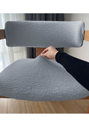 seltenet Lastikli Likralı Sandalye Kılıfı Esnek Viyana Sandalye Örtüsü Likralı Minder Kılıfı(60X70) (40X70)