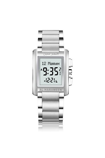 Alharameen Al-Harameen Classic Watch HA-6208 (Men's) Size 33MM High Quality Silver