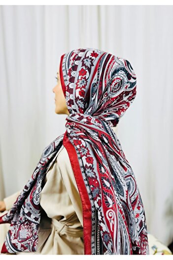 kubbe Premium Round Retro Pattern Soft Cotton Shawl - Capture a Stylish Style with Its Ethnic Pattern