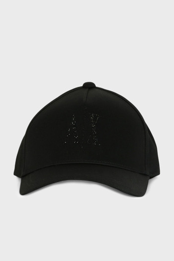 Armani Exchange Stoned Logo 100% Cotton Hat Hat Xw 000957   Af13846 Uc001