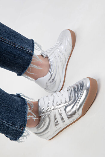 SOHO Silver Women's Sneaker 20500