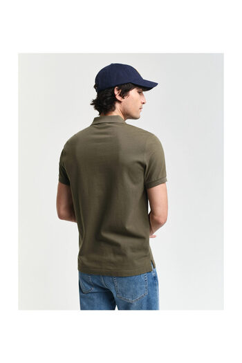 Gant SLIM SHIELD SS PIQUE POLO – Pánské polo triko Slim Shield SS Pique
