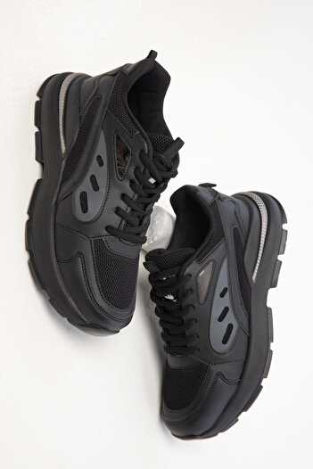 SOHO Black-Black Women's Sneaker 20501