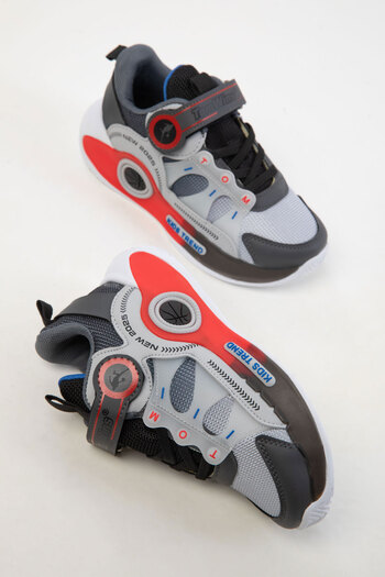 SOHO Black-Ice-Red Kids Sneaker 20507