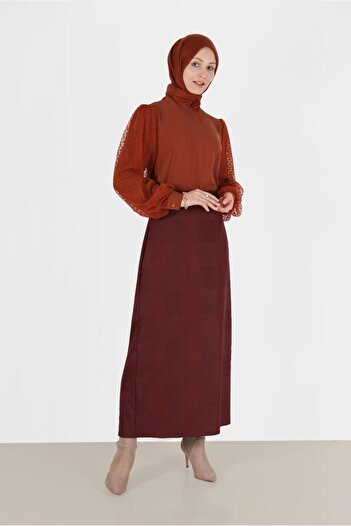 Alvina PLAID PATTERNED CLASSIC SKIRT 60227